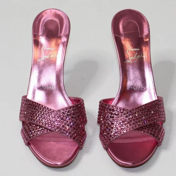 Christian Louboutin Mariza Is Back Slide Sandals Shoes EU 41 / US 11 MSRP $1495 - Picture 4 of 7